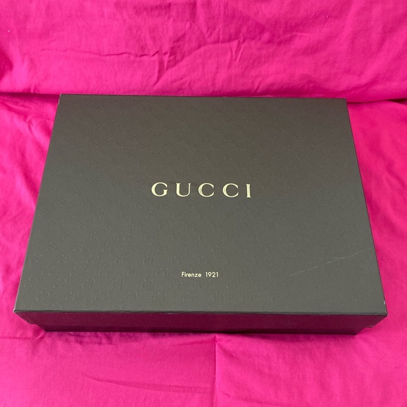 GUCCI black calf leather platform ankle boots - Picture 13 of 15